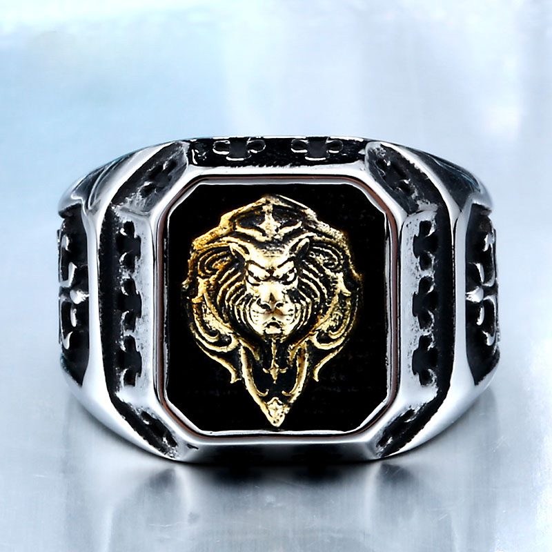 Lion Head Amulet Ring 1 800x800 - Lion Head Amulet Ring