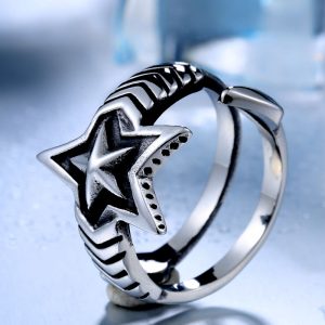 cody sanderson star stainless steel ring 01 300x300 - Cody Sanderson Star Stainless Steel Ring