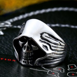 mysterious death smile 2 300x300 - Mysterious Death Smile Stainless Steel Ring