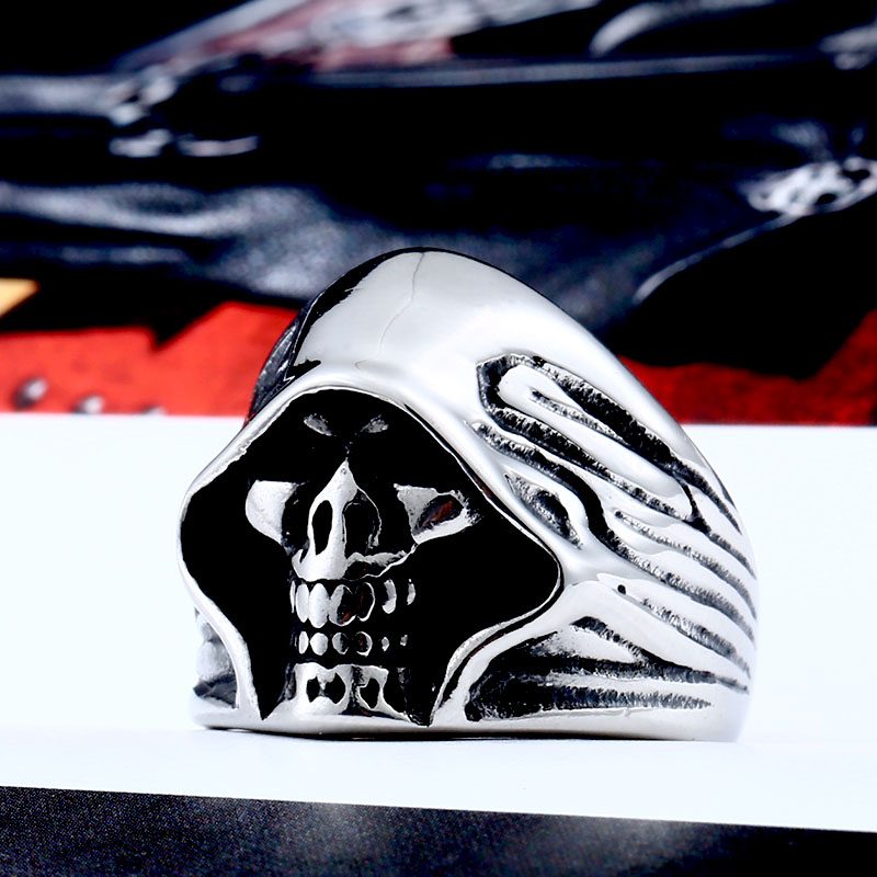 mysterious death smile 4 800x800 - Mysterious Death Smile Stainless Steel Ring