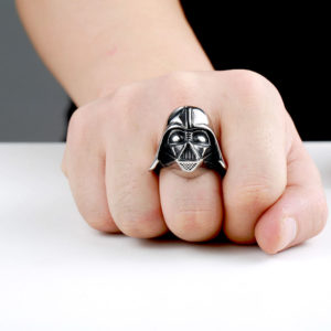 star wars 4 300x300 - Star Wars Darth Vader Mask Stainless Steel Ring
