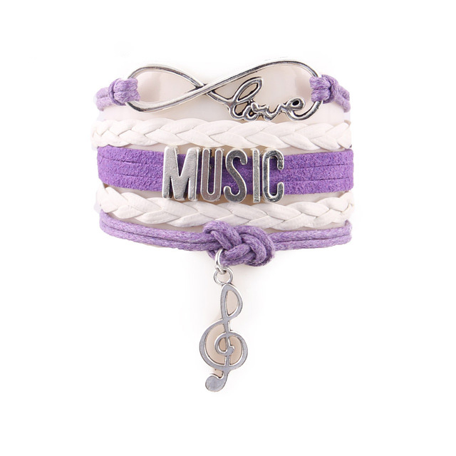 love music note charm bracelet 5 - Love Music Note Charm Bracelet