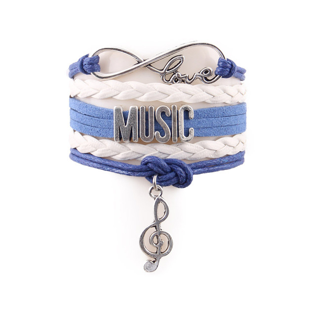 love music note charm bracelet 6 - Love Music Note Charm Bracelet