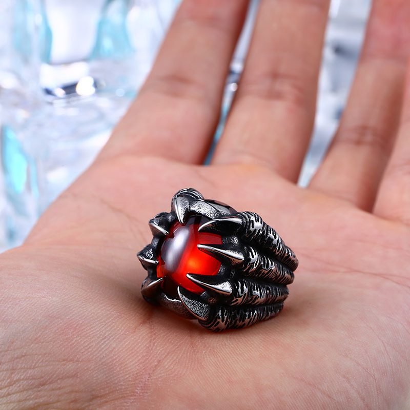 Dragon Claw Steel Ring 4 800x800 - Dragon Claw Stainless Steel Ring