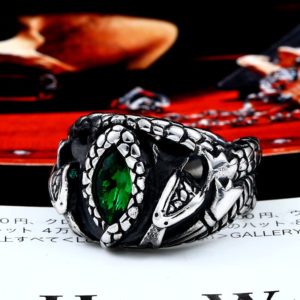 BEIER Animal product Aragorn II Barahir snake Stainless Steel One Ring Of Power Men jewelry Fashion 3 300x300 - Aragorn Barahir Ring