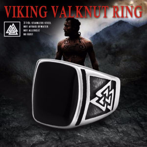 BEIER Cool Men s Retro Egypt Pattern Northern Europe Viking Stainless Steel Ring Gothic Style Fashion 300x300 - Viking Valknut Ring